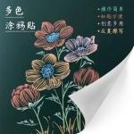 1.2m Removable Self Adhesive Blackboard Sticker Black Board Wall Sticker For