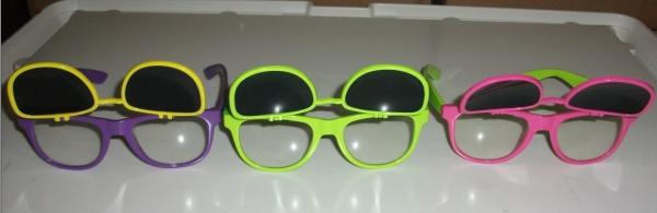 Buy cheap Colored 1.0mm PMMA laser lense 3d fireworks glasses for giveaway / gifts from wholesalers
