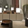 Buy cheap Leather 0.45m Cabinet Console Table Titanium Living Room TV from wholesalers