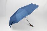 Buy cheap 27 Inch 3 Foldable Golf Umbrella Blue Canopy Wind Resistant With Silver Coating from wholesalers