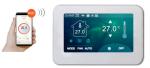 4.3 Inch Color Touch Fan Coil Unit Thermostat Programmable For Office / Hotel
