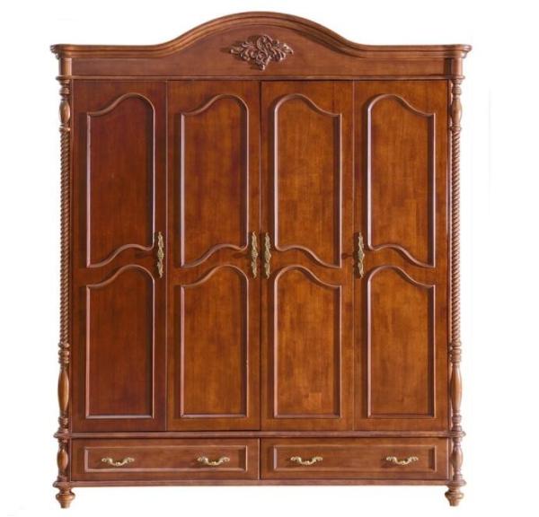 Buy cheap latest 4 door bedroom wardrobe solid wood wardrobe design from wholesalers
