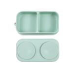 Leakproof Odorless Silicone Food Storage Containers 3 Compartments