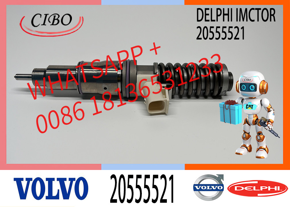 Diesel Fuel Injector 20555521 Engine E3.1 Diesel Fuel Injector BEBE4D04002 BEBE4D20002 20555521 7420555521 For VOL-VO Truck