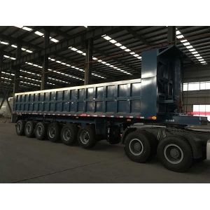 Buy cheap 25CBM-45CBM Tipper Semi Trailer For Mining And Construction product