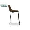Buy cheap Hotel Restaurant Bucket Seat Style Bar & Counter Stool Iron Base With Adjustable Foot Nail from wholesalers