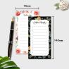 Buy cheap Custom Flower Magnetic Fridge Notepads Family Planner from wholesalers