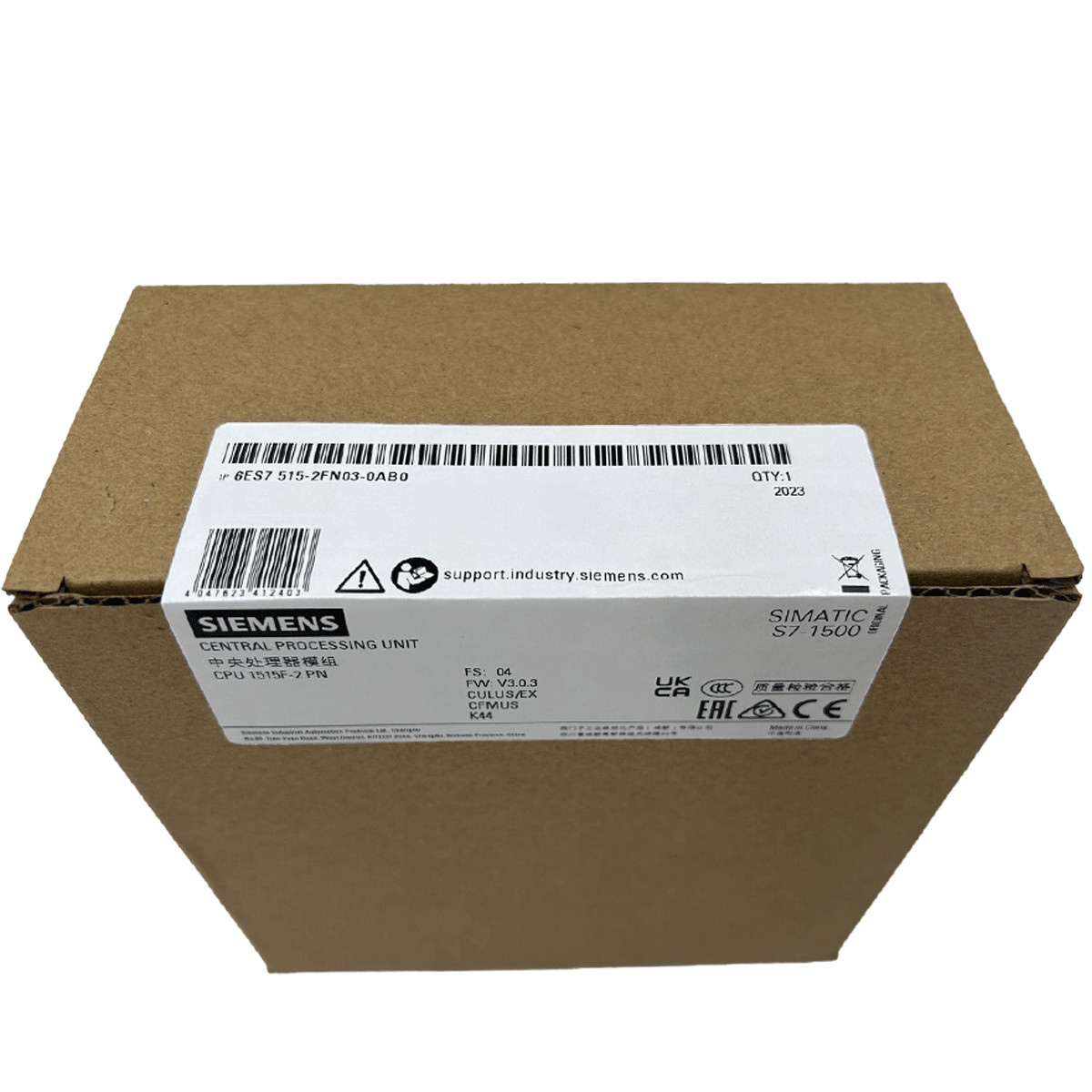 SIEMENS PLC SIMATIC S7-1500 CPU 1511T-1 PN 6ES7511-1TK01-0AB0 MEMORY CARD REQUIRED