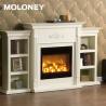 Buy cheap Fake Wood Heater Electric Fireplace Adjustable Flame Black Frame 33In 750-1500W from wholesalers