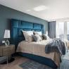 Buy cheap Matted Leather Luxury Italian Bed 79 Inch 2.2m Contemporary King Size from wholesalers