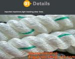 8mm polypropylene rope 8-ply mooring ship rope used ship rope, polypropylene