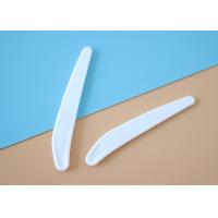 Buy cheap 71.7mm White Plastic Spatula Spoon For Cosmetic Jar product