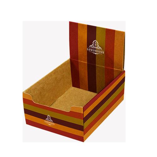 Buy cheap Kraft Paper Display Carton Boxes CMYK Printing UV Coating from wholesalers