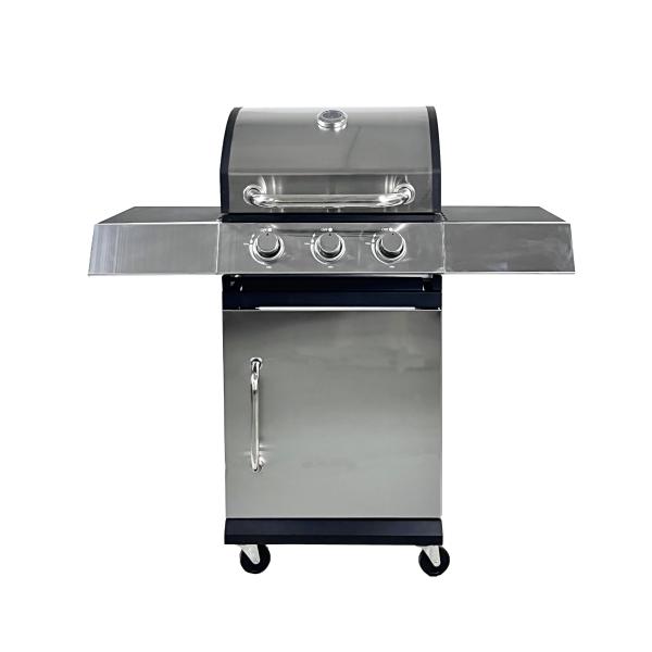 Buy cheap 3 1 Burners Stainless Steel Gas Grill for Outdoor Cooking on 110x44x112 cm Trolley from wholesalers