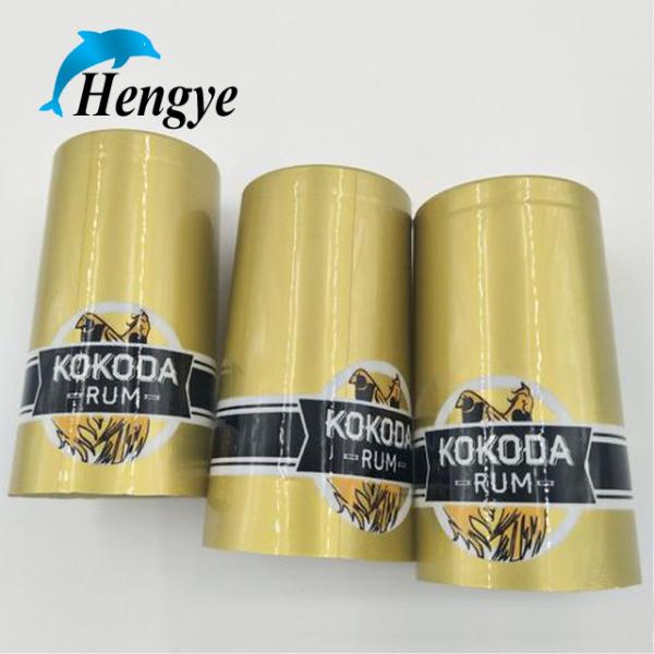 Buy cheap pvc heat shrink cap seal for wine bottle, pvc shrink capsules PVC wine caps for red wine bottle in red color from wholesalers