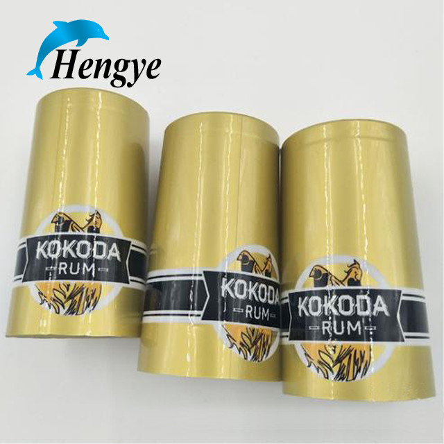 Durable Wine Bottle Shrink Caps PVC Heat Shrink Capsule Anti Slip Embossed