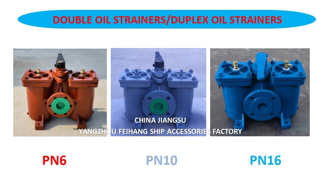 2"-DN50 Double Oil Filter & Duplex Oil Filters Model AS16050 Cb/T425 Body Cast Iron Filter Cartridge Stainless Steel