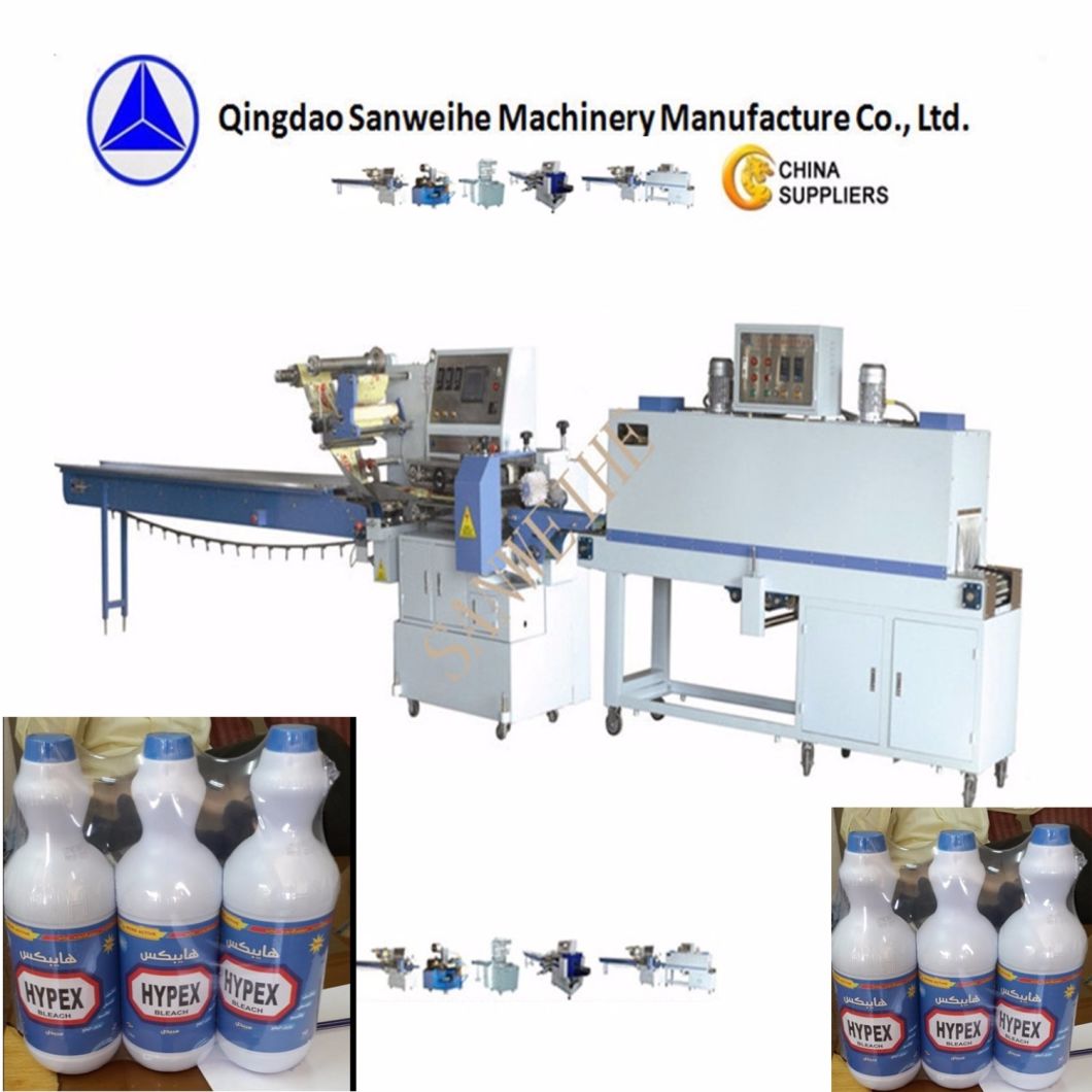 Cleaning Detergent Automatic Shrink Wrapping Machine
