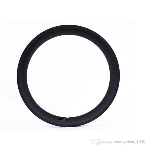Buy cheap Carbon Clincher Compatible Tubuless Rims 700C 60MM 25mm Wide Road Bicycle Ruedas carbono carretera Compatible for V&Disc from wholesalers