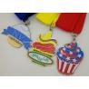 Buy cheap 2 Sides Logo Neck Ribbon Medals For Sports , Army Service Medal from wholesalers