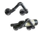 Wall Mounted 6 Bottle Wine Rack Malleable Iron Material With Casting