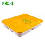 Custom Disposable 4 Compartment Food Containers Take Away for Restaurant