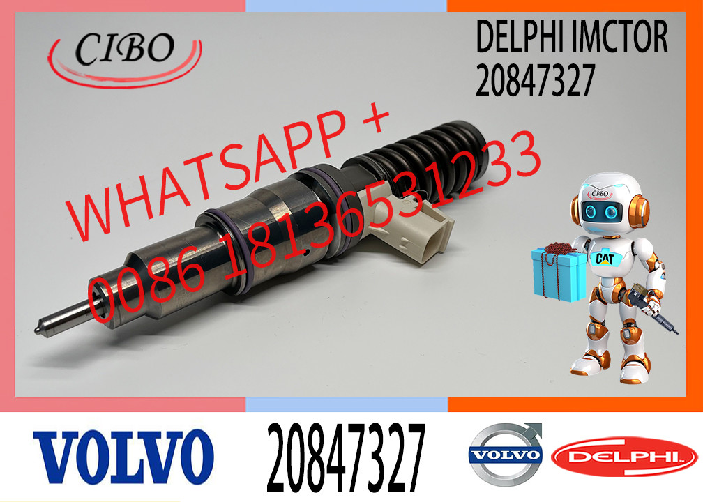 20847327 Excavator Diesel Engine Parts Fuel Injector 21371675 21371679 21379943 21379944 20847327