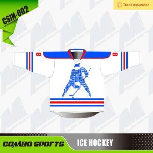 Buy cheap Long Sleeve Team Ice Hockey Jersey Uniform Chest Width 65-87.5cm from wholesalers