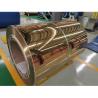 Buy cheap JIS 0.28mm Decorative 201 Mirror Gold Color CR SS Coil For Hotel Decoration from wholesalers