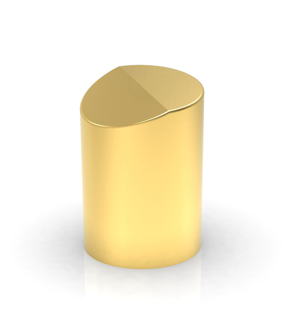 Die Casting Golden Zinc Alloy Perfume Bottle Caps