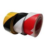 PVC Warning Tape Black Yellow Twill Color Blocking No Printing
