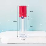 4ml Plastic Lip Glaze Tube With Drill Cap , Customizable Color And Printed Logo