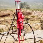 Gas Electric Linkage Impact Rotary Rock DTH Drilling Rig Slope Support Blasting