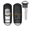 Buy cheap Mazda 4 Buttons Smart Key Shell with Emergency Key Insert from wholesalers