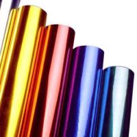 Buy cheap Multi Colors Hot Stamping Foil Rolls for Plastics Glass Metallic Products product