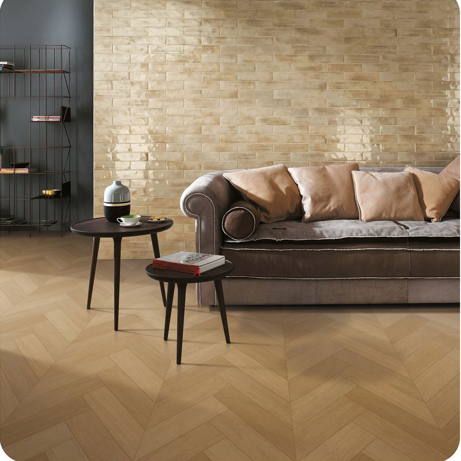 Herringbone Brown 60x120cm Eco-Friendly Tiles And Inside Floor Wood Like Porcelain Tile For Kitchen