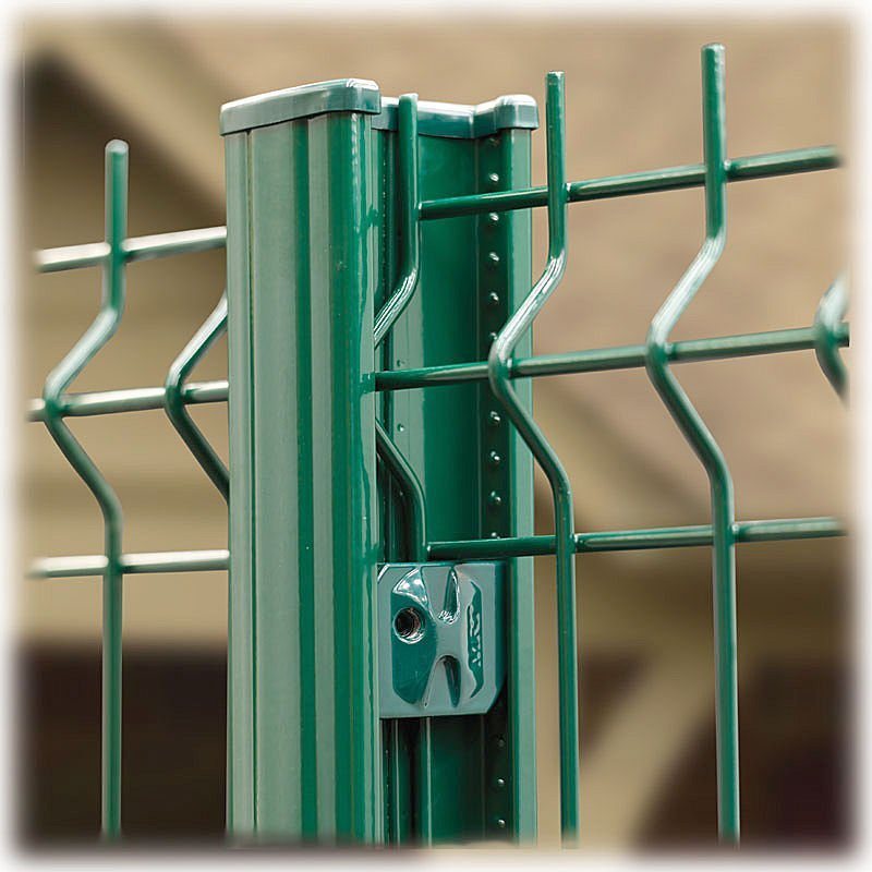 Square Posts 3mm 3d Wire Mesh Panels 50x200mm