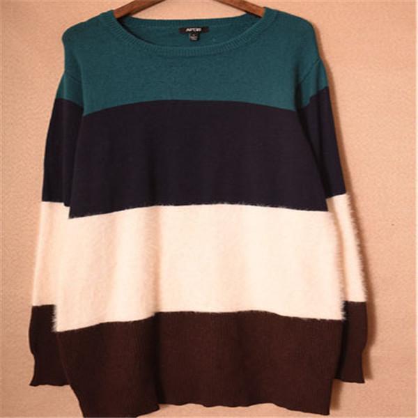 Buy cheap Ladies Color-Blocked Sweaters/Fashion Sweaters from wholesalers