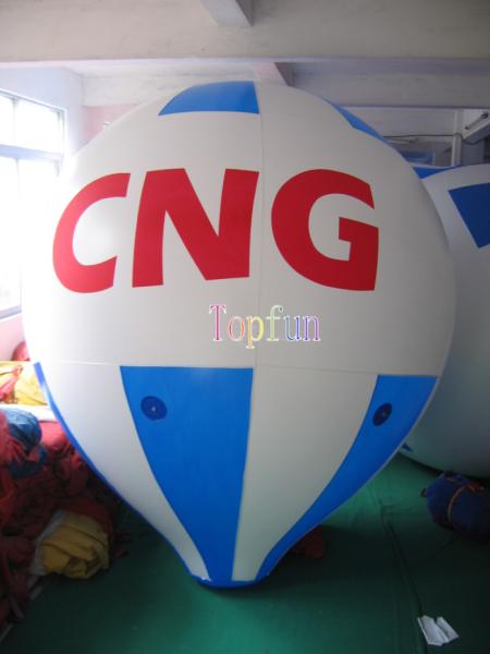 5m Long 0.18mm PVC Helium Inflatable Advertising Balloons With Custom Logo /