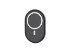 Glass surface Magnetic 8mm 15W Wireless Car Charger Pad