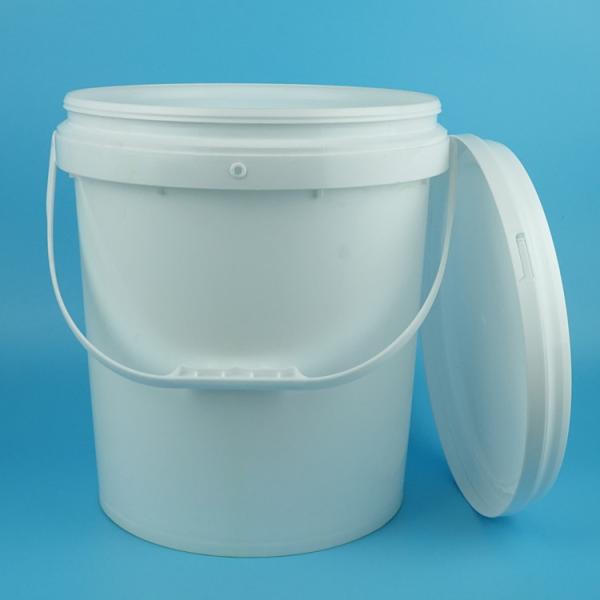 Buy cheap Butter Plastic Packaging Bucket 17 Liter With Lid And Handle Factory Outlet from wholesalers