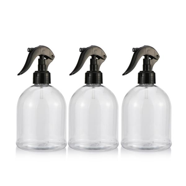 Pet Plastic Empty Sanitizer Bottle / Mini Trigger Spray Bottle With Pump In