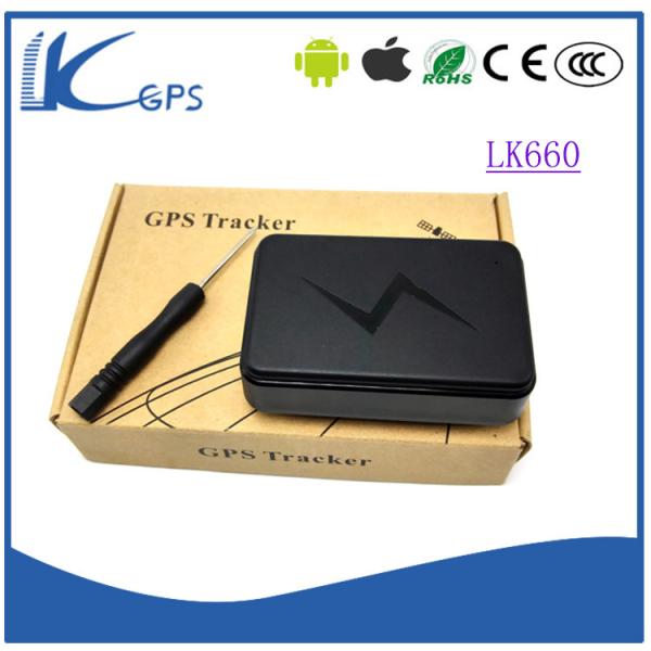 Buy cheap police car tracker build in gps module with standby 3-5 years-----Black LK660 from wholesalers