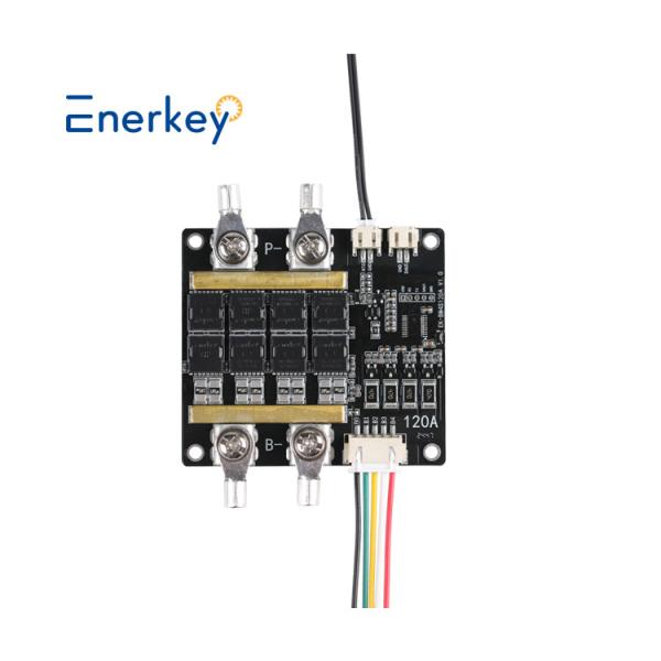 Enerkey 4S 12.8v 14.6v LiFePO4 Li-ion Lto SIB 120A BMS Battery Balance 12v 3.2v