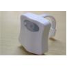 Buy cheap 8 Colors Battery Powered Toilet Led Nightlight Motion Activated Led Night Light Bowl Lightbowl Led Lamp from wholesalers