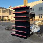 Factory Custom Size Color fashion store shelves grocery rack for wall