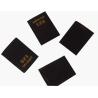 Buy cheap Gold Yarn Side Crochet Clothing Labels Soft Edge cetre folded washable for garment from wholesalers