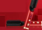 LCD Indicator 200 Degree Heated Straightening Brush