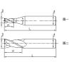 Buy cheap A20 Two Flute End Mill For Copper Aluminum Alloy Carbide Milling Bits from wholesalers