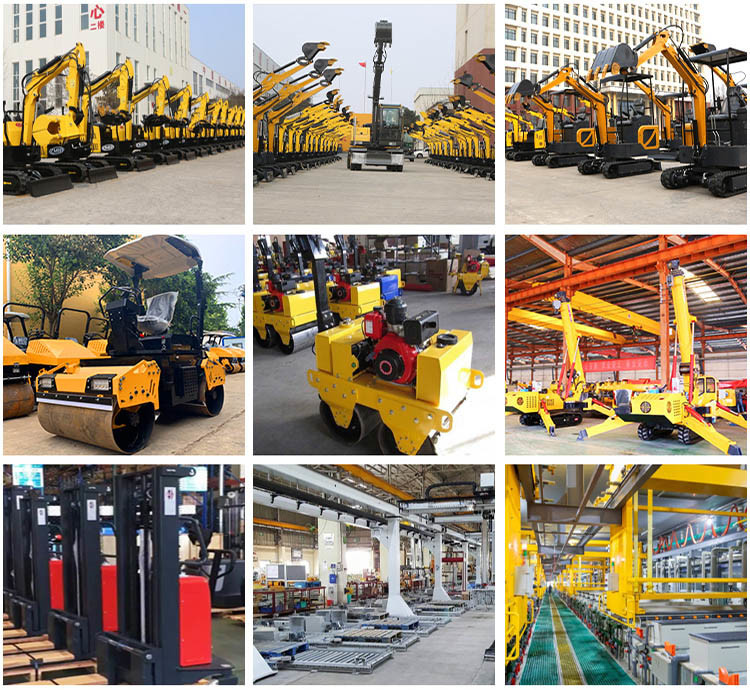 360 Degree Hydraulic Slewing JIB Cranes 3000kg Crawler Cantilever Spider Crane